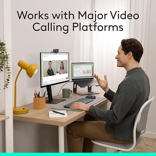 Logitech C920x HD Pro PC Webcam, Full HD 1080p/30fps Video, Clear Audio, HD Light Correction, Works with Microsoft Teams, Google Meet, Zoom, Nintendo Switch 2’s new GameChat mode, Mac/Tablet- Black thumbnail 8