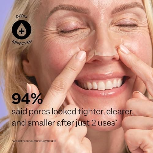 Peach Slices - Nose Pore Patches (7 ct) - Overnight Blackhead Remover - Pore Strips - Absorbs Gunk - Thin, Flexible & Painless - Hydrocolloid Patches - Vegan & Cruelty Free - Korean Skin Care & Beauty thumbnail 5