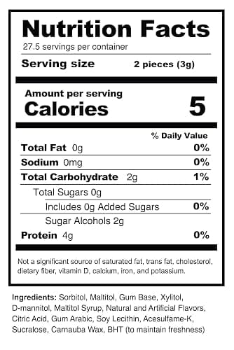 SpongeBob Pineapple Sugar Free Gum by Bubblegum Kids | Pineapple Flavor, Sugarless Gum with Xylitol | Vegan, Low Calorie Candy for Kids & Adults | Resealable Bag, 55 Pieces Per Pack, 1 Pack thumbnail 6