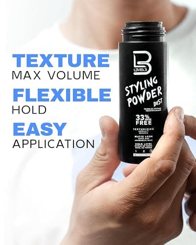 L3 Level 3 Styling Powder - Natural Look Mens Powder - Easy to Apply with No Oil or Greasy Residue (Small - 30 Grams) thumbnail 4