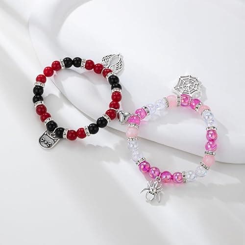 Sanyaa Hazbin Angle Bracelets Anime Merch Cosplay Matching Bracelets Gifts for Women Men thumbnail 2