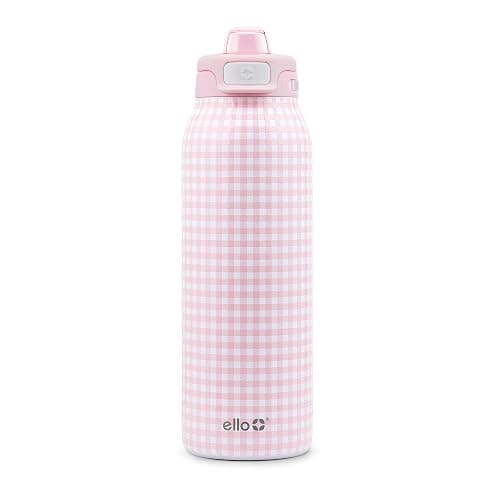 Ello Pop & Fill Stainless Steel Water Bottle with Quick Fill Technology, Double Walled Vacuum Insulated Metal, Leak Proof Locking Lid, Sip & Chug, BPA Free, Holiday Gift for Him Her, 22oz, 32oz, 40oz - Image 1