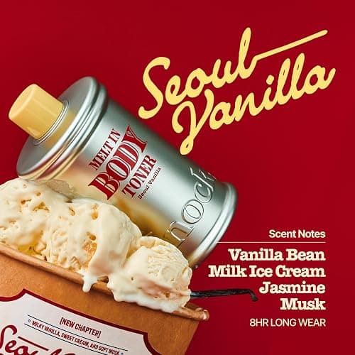 Knock Melt-in Body Toner Seoul Vanilla, Milky Body Moisturizer | A milky moisturizer, Softly scented, Hydrates & Replenishes Dry, Sensitive Skin, For Silky Glowing Skin thumbnail 4