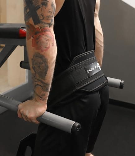 Gymreapers Dip Belt With Chain For Weightlifting, Pull Ups, Dips - Heavy Duty Steel Chain For Added Weight Training thumbnail 4