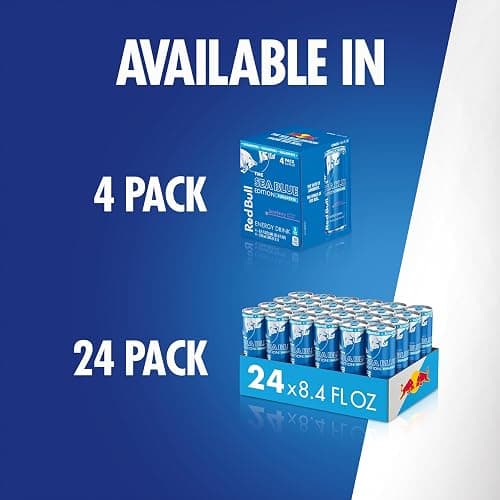 Red Bull Sea Blue Edition Sugar-Free Energy Drink, Juneberry, with 80mg Caffeine plus Taurine & B Vitamins, 8.4 Fl Oz, Pack of 24 Cans thumbnail 7