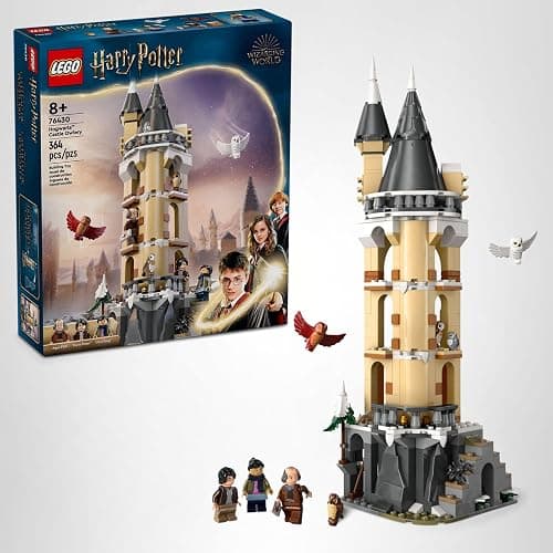 LEGO Harry Potter Hogwarts Castle Owlery Toy, Wizarding World Fantasy Toy for Girls and Boys, Harry Potter Castle Playset with 3 Characters, Birthday Gift Idea for Kids Ages 8 and Up, 76430 thumbnail 7
