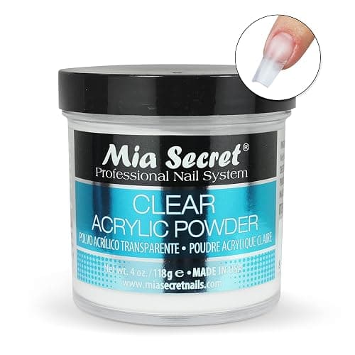 Mia Secret Clear Acrylic Powder 4oz thumbnail 2