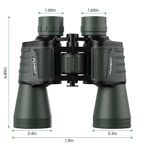 20x50 High Powered Binoculars for Adults, Waterproof Binoculars with Low Light Vision for Bird Watching Hunting Camping Travel Cruise Hiking Sports Stargazing, Gifts for Men Dad thumbnail 8