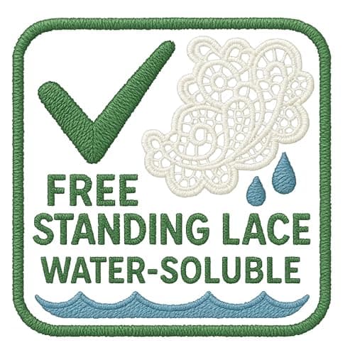Wash Away Water Soluble Stabilizer 12" x 25 Yd for Embroidery by H.B.I. Products thumbnail 7