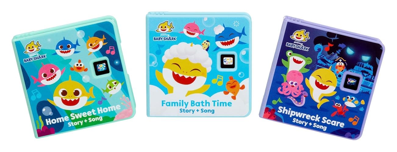 Little Tikes Story Dream Machine Baby Shark Family Collection, Storytime, Books, Audio Play Character, Gift and Toy for Toddlers and Kids Girls Boys Ages 3+ Years thumbnail 4