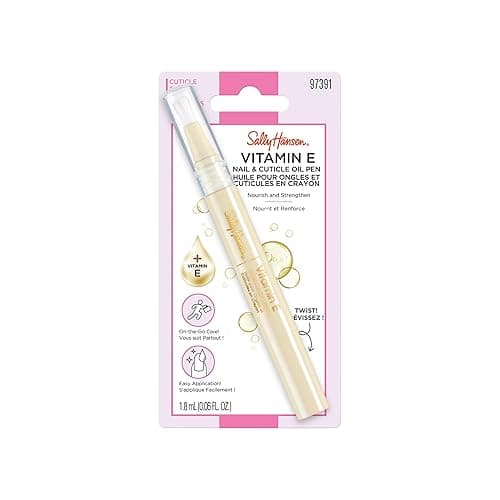 Sally Hansen Vitamin E Nail & Cuticle Treatment Pen | Hydrates and Conditions Dry Nails | Nourishing Formula with Apricot Oil | Smooth, Healthy-Looking Nails | Easy, Mess-Free Nail Care on the Go - Image 1