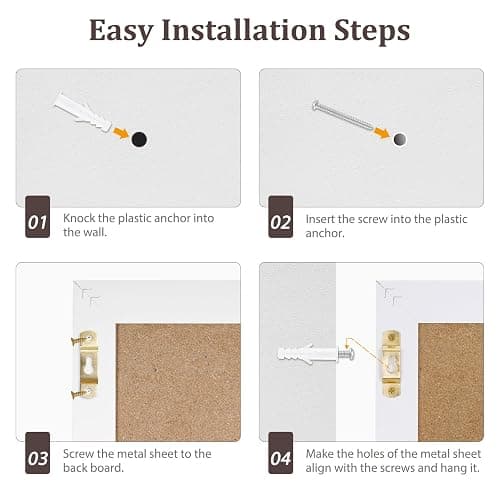 DOLLAR BOSS Bulletin Boards with Linen, 24"x18" Pink Cork Board, White | Corkboards for Walls, Framed Pin Board, Picture Display Vision Board, For Office Home School Girls Dorm Decor, 10 Pushpins thumbnail 6
