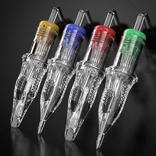 Dragonhawk Extreme Tattoo 50Pcs Cartridges Needles Mixed Sizes 1003RL 1005RL 1007RL 1205RS 1207RS EX-3 (#10RL+12RS-50PCS) thumbnail 6