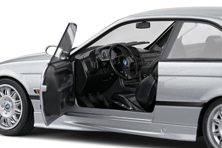 Solido BMW E36 M3 Coupe 1990 (Silver) Diecast Model Car in 1:18 Scale Legendary Sport Coupe for Collectors & BMW Fans thumbnail 2