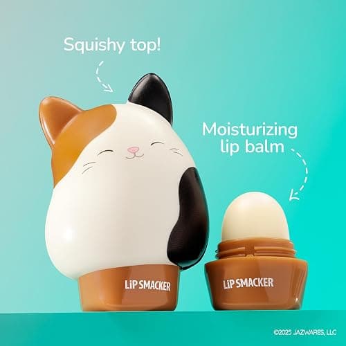 Lip Smacker Squishmallows Moisturizing Lip Balm,Fun Soft Squishy Collectible Top,Hydrates & Smooths - Cam thumbnail 3