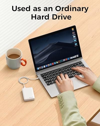 NEWQ Hard Drive for Phone & Computer: USB Flash Storage Device Photo Memory Stick for iPhone, iPad, MacBook Compatible with Apple iOS & Android Cellphone Backup Pictures, Videos, Etc (2, TB) thumbnail 3