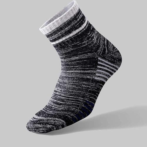 FEIDEER Men's Hiking Walking Socks, Multi-Pack Wicking Cushioned Outdoor Recreation Hiking Socks thumbnail 5