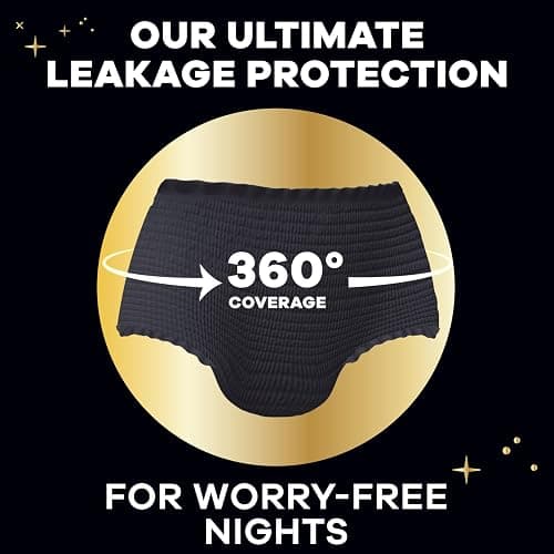 Always ZZZ Overnight Disposable Period Underwear for Women Small/Medium, 360° Coverage for Worry-Free Nights, 14 Count (2 Packs of 7) thumbnail 3