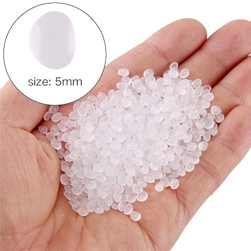 CCINEE Translucent Fishbowl Beads Slushie Rice Beads for Crunchy Slime, DIY Craft Supplies, Vase Filling,Christmas, New Year, Wedding and Table Decoration, 2 Ounces thumbnail 3