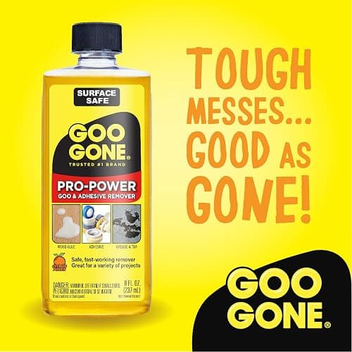 Goo Gone Pro Power Adhesive Remover - 8 Ounce - Use on Silicone, Caulk, Contractor's Adhesive, Tar, Adhesive, Grease, Gum, Decals thumbnail 3