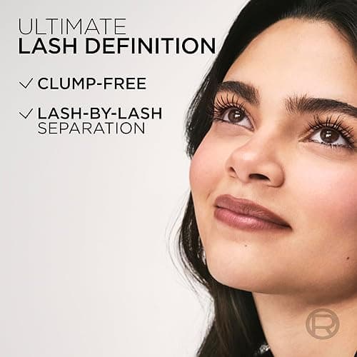 L’Oréal Paris Telescopic Mascara, Eyelash Lengthening Mascara, Unique Non-Clumping Formula, Delivers Intense Length, For Sensitive Eyes, Blackest Black, 8 ml thumbnail 6