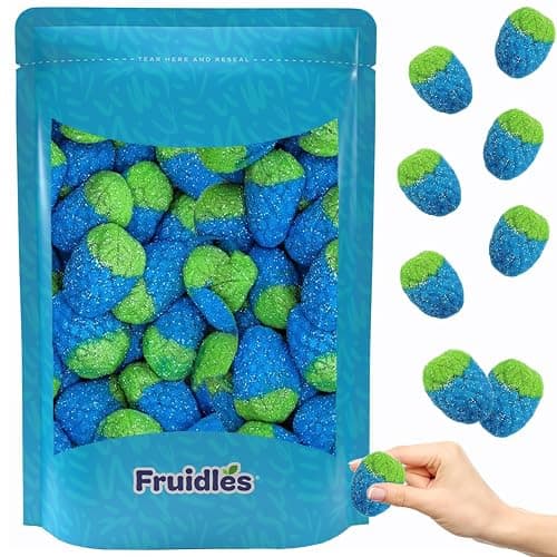Fruidles Sour Wild Raspberry Gummy Candy, Soft Chewy Gummy Candy, Fat-Free (Half-Pound) - Image 1