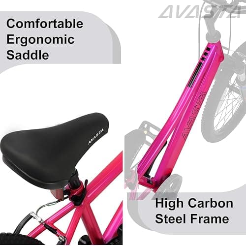 AVASTA Govet 20'' Kids Mountain Bike for 6-12 Years Old Boys Girls with Suspension Fork, 6 Speeds Drivetrain, Multiple Colors thumbnail 6