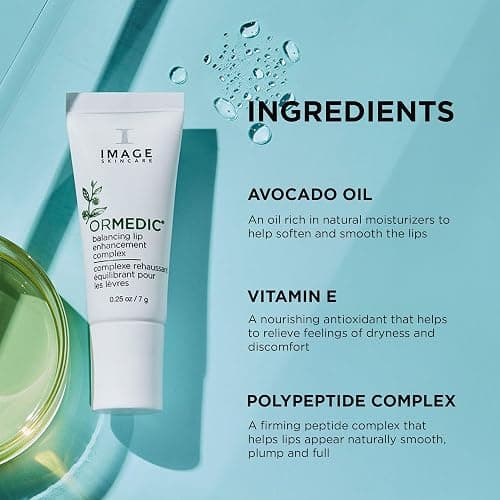 IMAGE Skincare ORMEDIC pH Balancing Lip Enhancement Complex with Avocado Oil & Vitamin E for Deep Hydration thumbnail 6