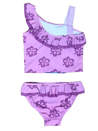 Disney Lilo & Stitch Girls Swimsuit, One Piece Swimming Costume, Ages 5 to 13 Years Old thumbnail 4