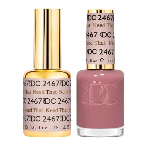 DND DC Gel Nail Polish Duo, Sheer Collection, 0.6 Fl Oz Each | Matching UV/LED Gel Polish & Air Dry Lacquer Set, Chip-Free Long Lasting Sheer Nail Color, Easy Soak Off Removal - Image 1