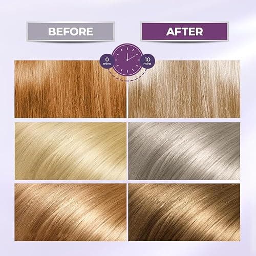 Karseell Purple Hair Mask, 16.90 oz | Blonde Hair, Neutralizes Brass, Gray Hair, Highlighted Hair, Moisturizing, Smoothing thumbnail 6