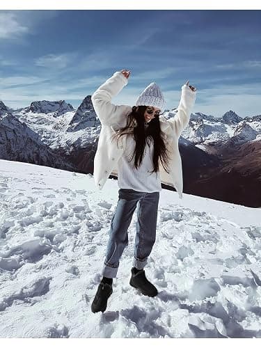 TEMOFON Winter Snow Boots for Women: Waterproof Warm Fur Lined Walking Outdoor Ankle Booties Slip on Snow Shoes Size 5-12 thumbnail 2
