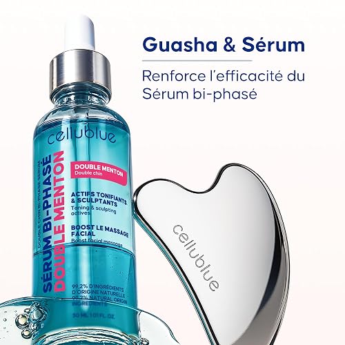 Gua Sha Métal Visage – Accessoire de Massage Facial en Acier Inoxydable – Sculptant & Raffermissant – Spécial Double Menton – Effet Froid Décongestionnant thumbnail 6
