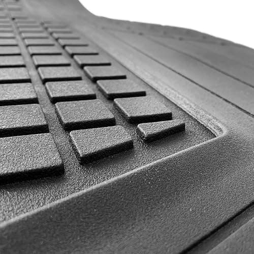Motor Trend Premium FlexTough All-Protection Cargo Mat Liner – w/Traction Grips & Fresh Design, Heavy Duty Trimmable Trunk Liner for Car Truck SUV, Black (OF-985-BK) thumbnail 9