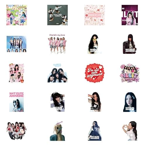 120Pcs ILLIT Stickers Funny ILLIT Photosticker Merch Waterproof Vinyl for Scrapbook Journaling Water Bottle Laptop Luggage thumbnail 5