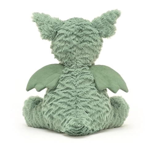 Jellycat Fuddlewuddle Dragon Stuffed Animal, 9 inches - Mythical Plush Toy - Classic Children's Gift thumbnail 4