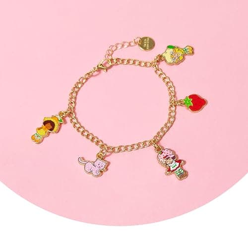 LUV HER Strawberry Shortcake 7" Bracelet with Metal Charms Strawberry Shortcake - Ages 3+ thumbnail 4