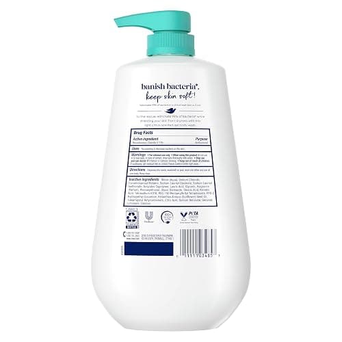 Dove Body Wash with Pump Antibacterial For All Skin Types Protects from Dryness 30.6 oz thumbnail 2