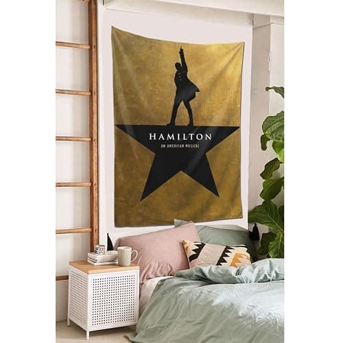 BITELF Hamilton The Musical Tapestry Wall Hanging Wall Art Home Decorations for Bedroom Living Room Dorm 40x60 inch thumbnail 4