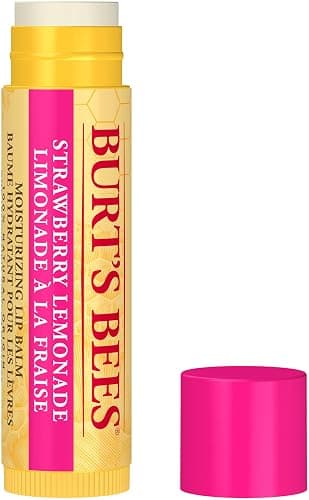 Burt’s Bees® 100% Natural Origin Moisturizing Lip Balm, Strawberry Lemonade Lip Balm thumbnail 2