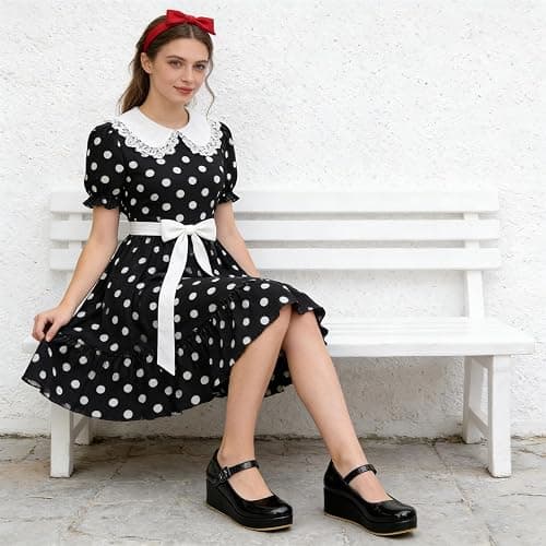 Parisuit Womens Mary Jane Wedge Platform Shoes Patent Leather Ankle Strap Pumps Sweet Shoes thumbnail 4