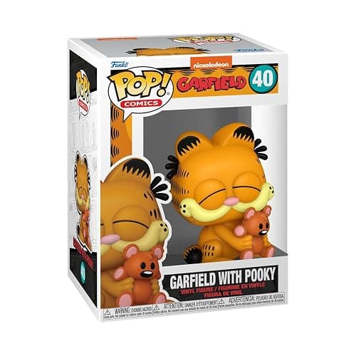 Funko POP! Comics: Garfield– Garfield with Pooky - Collectable Vinyl Figure - Gift Idea - Official Merchandise - for Kids & Adults - Cartoons Fans - Model Figure for Collectors and Display - Image 1