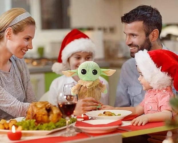 PAZATAO Talking Baby Yoda 7.8 Inch Walking, Talking, Interactive Plush Toy for Kids, Boys, Girls thumbnail 2