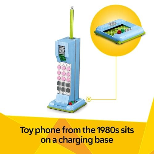 LEGO Creator 3in1 Retro Telephone Toy with Rotary Dial - Transforms into a 1980s Model or 2 Mobile Phones from the 2000s - Creative Gift for 8+ Year Old Girls & Boys - 31174 thumbnail 7