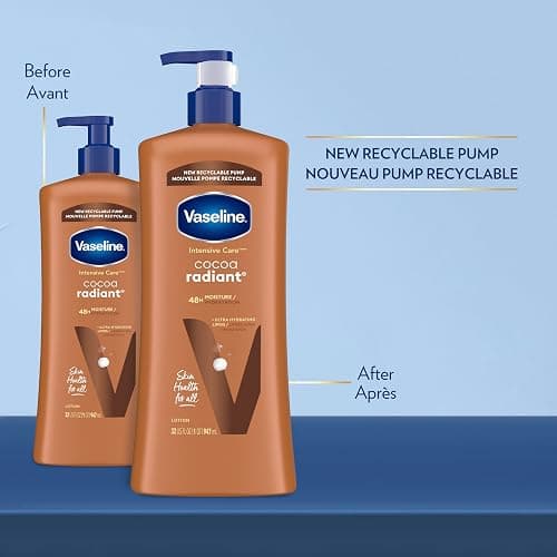 Vaseline Intensive Care™ Cocoa Radiant Body Lotion for dry skin with 48H moisture + ultra hydrating lipids 947 ml thumbnail 4