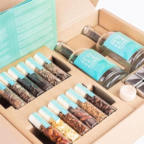DO Your Whisky | DIY Whiskey Infusion Set | Whiskey Making Kit | 12 Woodchips & Botanicals | 6 Whiskey Stones & Recipe Guide Anniversary, or Birthday Gift for Him - Image 1