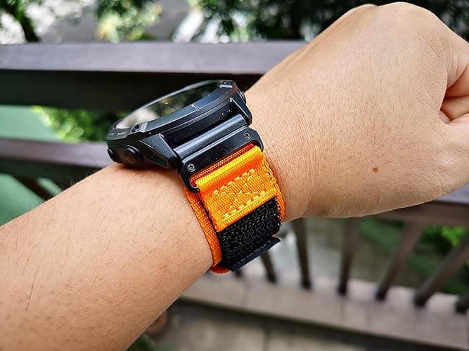 Compatible with Garmin Watch Band, Super Strong Nylon Sport Band with Woven Buckle, for Firthnix/Forerunner/Vivoactive/Approach/MARQ/Quatix/D2 Series thumbnail 7