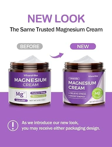 stilip Natural Topical Magnesium Cream for Sleep,Nighttime Magnesium Lotion for Pain and Leg Cramps,Muscle Relaxation,Calm,Deep Hydration for Skin Care-Lavender thumbnail 2