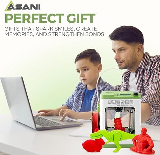Fully Assembled Mini 3D Printer for Kids and Beginners - Complete Starter Kit with Auto Leveling 3D Printing Machine, 10M PLA Filament, and SD Card - WiFi 3D Home Printer for MAC, Windows, and Linux thumbnail 7