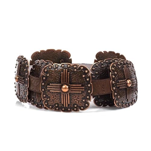 Angel Ranch 1" Brown Ladies' Fashion Belt thumbnail 6